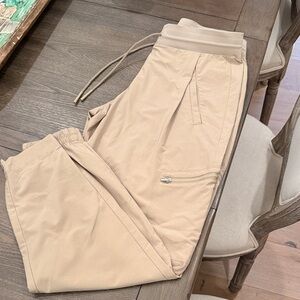 Athleta Tan Track Pants